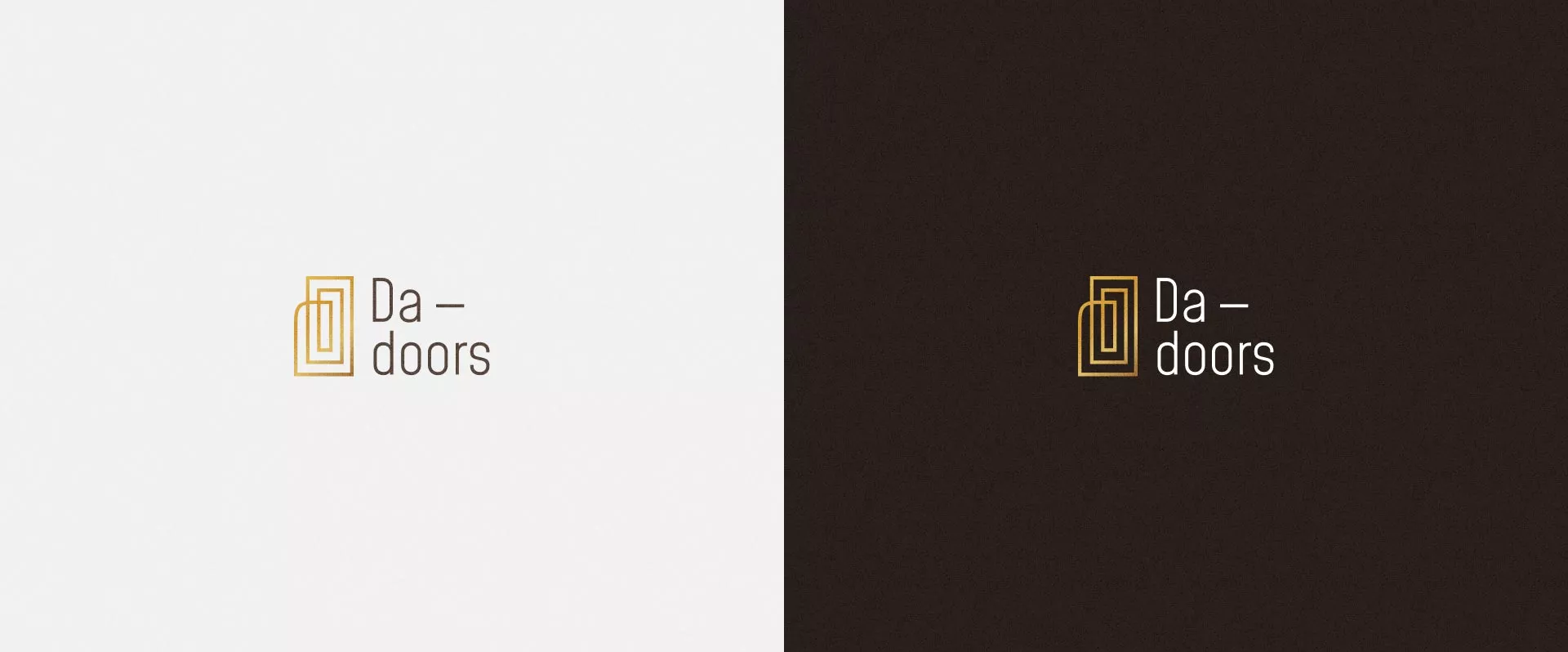 Разработка логотипа для компании «DA-DOORS» в Дагестанских Огнях